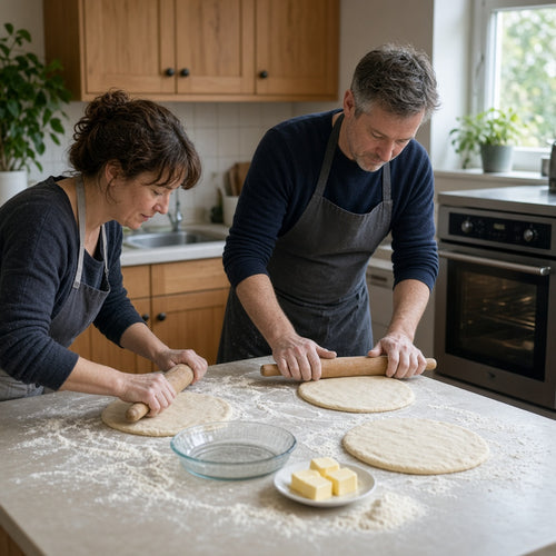 Pie dough class at home